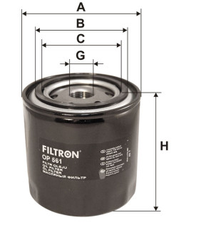 Фільтр масляний Filtron OP561