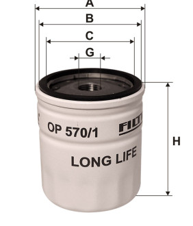 Фільтр масляний Filtron OP5701