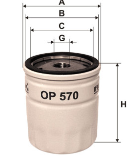 Фільтр масляний Filtron OP570