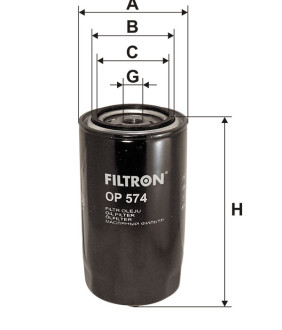 Фільтр масляний Filtron OP574