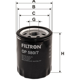 Фільтр масляний Filtron OP5807