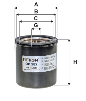 Фільтр масляний Filtron OP582