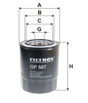 Фільтр масляний Filtron OP587