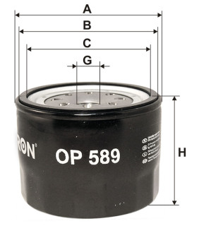 Фільтр масляний Filtron OP589