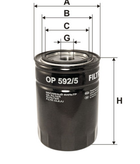 Фільтр масляний Filtron OP5925