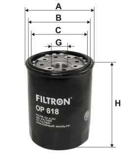 Фільтр масляний Filtron OP618