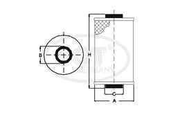 Фільтр масляний SCT SH4793P