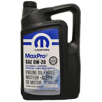 Олива моторна Chrysler MaxPro+ 0W-20 5 л