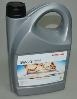 Олива моторна Honda 0W-20 TYPE 2.0, 4л.