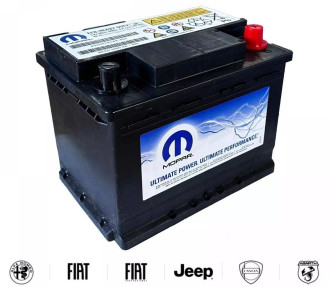 Акумулятор автомобільний MOPAR Chrysler 12В 60Ah / 600A (EN), EFB (R+) MOPAR 6000628789