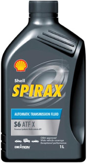 Олива трансмісійна в АКПП Shell SPIRAX S6 ATFX 1L