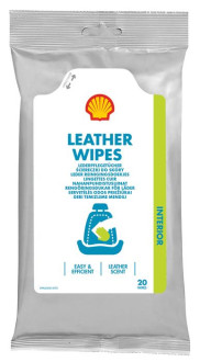 Серветки для шкіри Shell Leather Wipes NEW 20шт