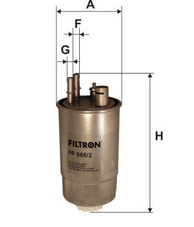 Фільтр паливний Filtron