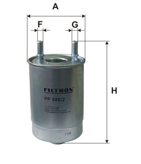 Фільтр паливний Filtron