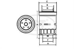 Фільтр паливний SCT