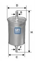 Фільтр паливний Ufi