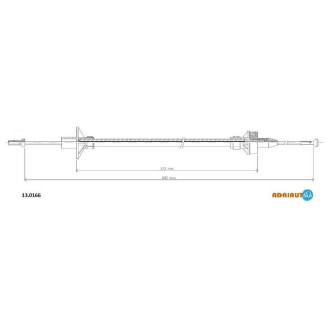 Трос зчеплення Adriauto 130166