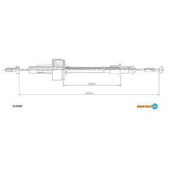 Трос зчеплення Adriauto 130100
