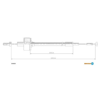 Трос зчеплення Adriauto 130125
