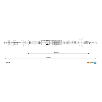 Трос зчеплення Adriauto 350166