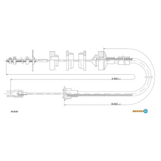 Трос зчеплення Adriauto 350110