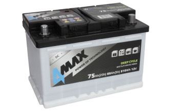 Батарея акумуляторна 75(Ач) 4MAX