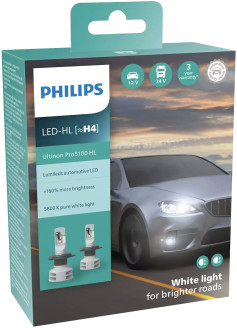 Автолампа Philips H4 24в