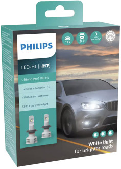 Автолампа Philips H7 24в