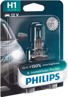 Автолампа Philips H1 12в