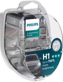 Автолампа Philips H1 12в