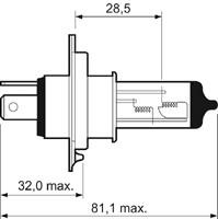 Автолампа VALEO H4 12в